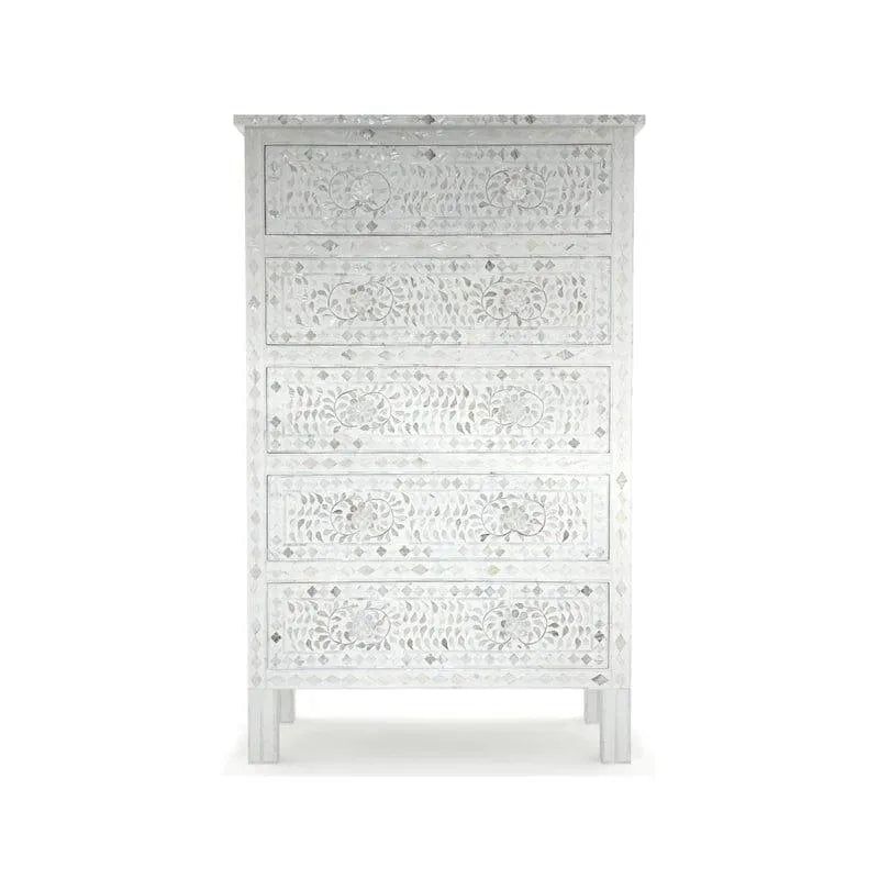 Jodha furniture Iris Big chest of drawer in bone inlay - Image 2