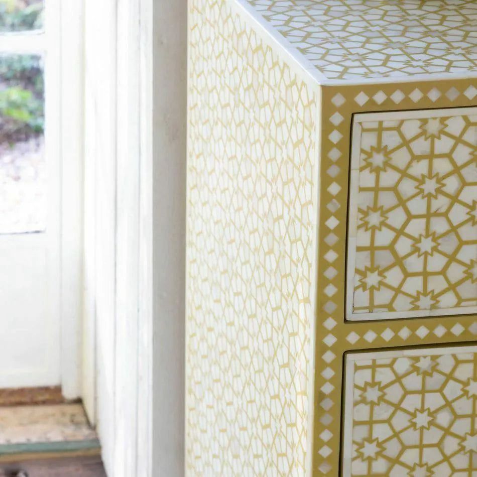 Jodha furniture Jaipur  chest of drawers in bone inlay - Image 4