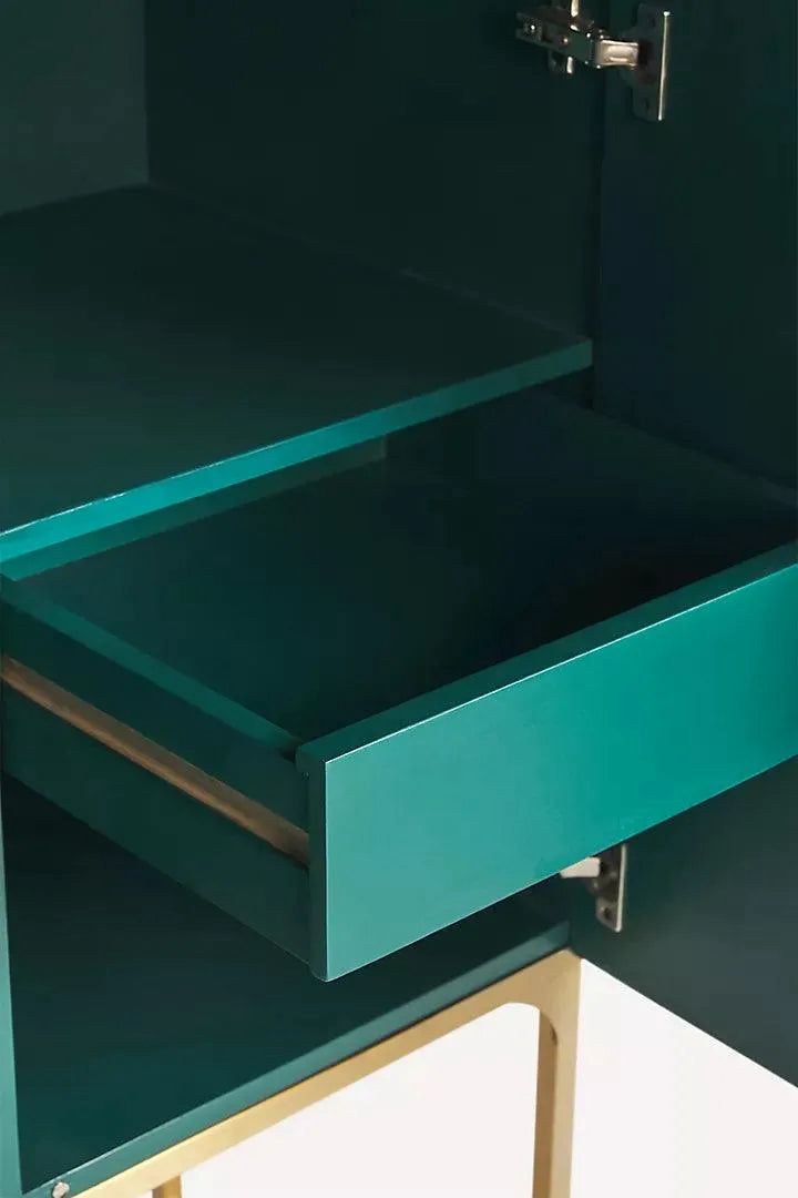 Jodha furniture optical inlay Bar cabinet