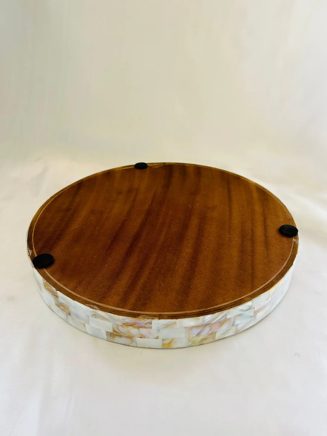 Jodha Furniture Chic Mesh Storage Tray In Mother Of Pearl - Image 3